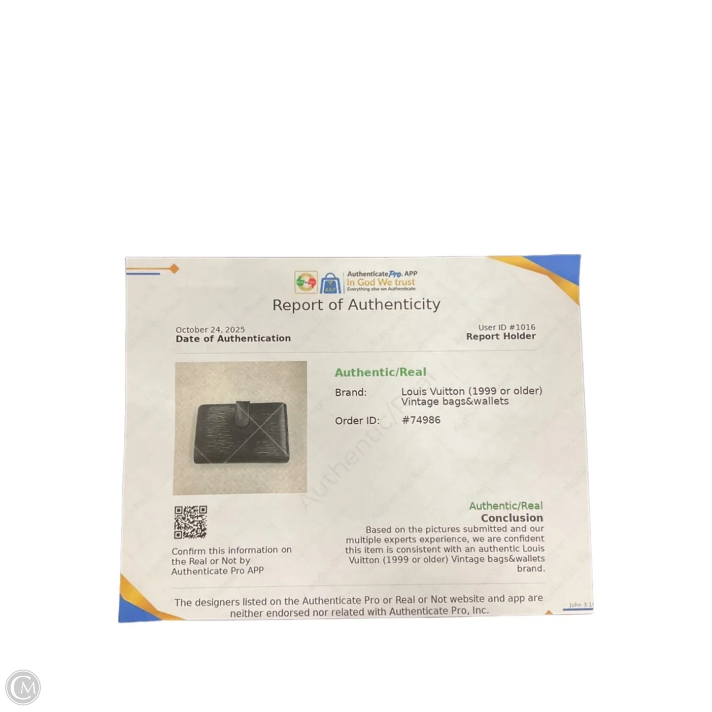 Wallet Luxury Designer By Louis Vuitton, Size: Medium