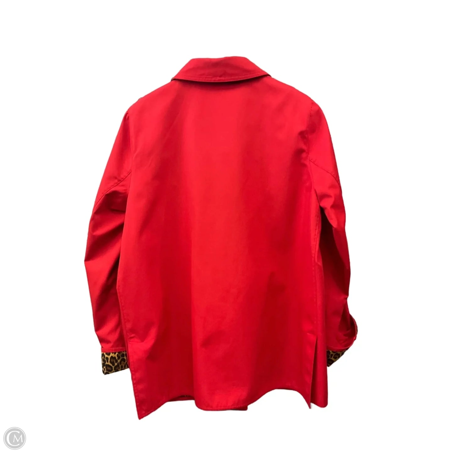 Jacket Utility By Dennis Basso Qvc In Red, Size: S