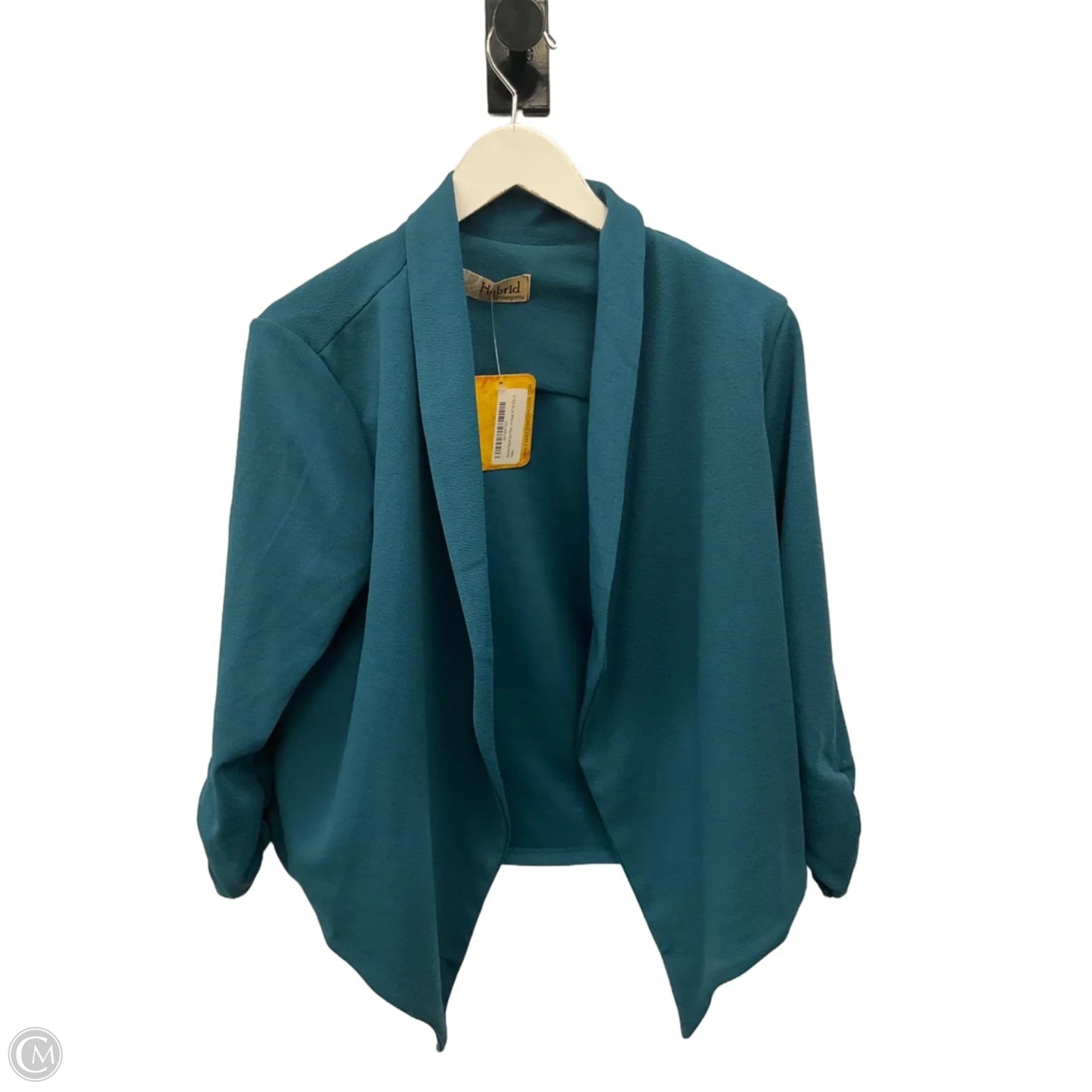 Blazer By Clothes Mentor In Teal, Size: Xl