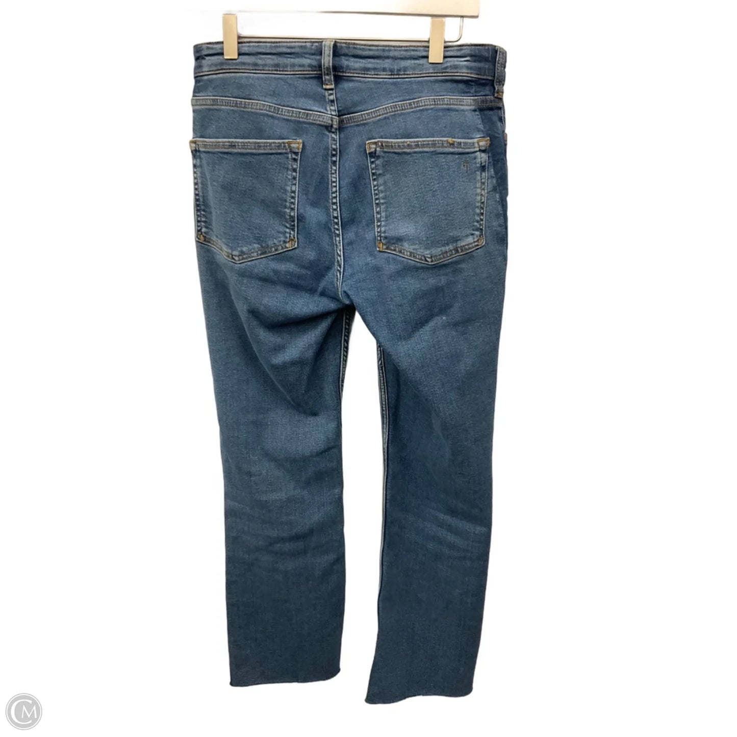 Jeans Flared By Pilcro In Blue Denim, Size: 6