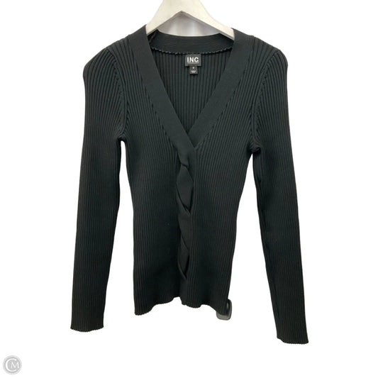 Top Long Sleeve By Inc In Black, Size: M