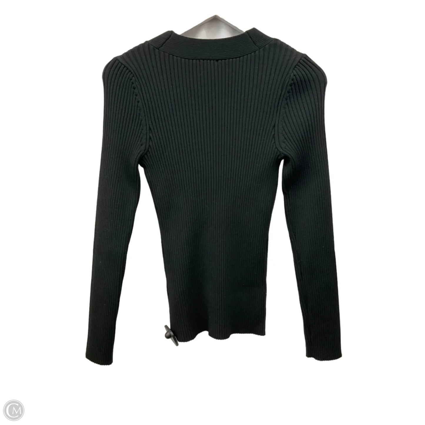 Top Long Sleeve By Inc In Black, Size: M