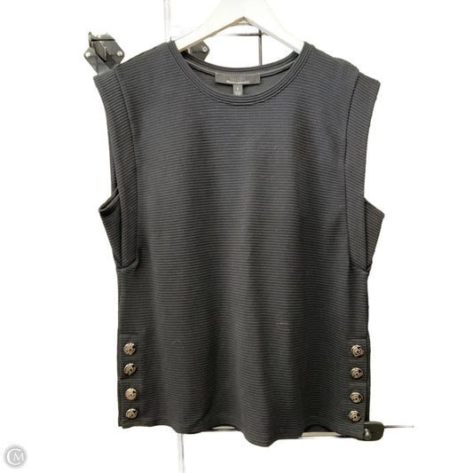 Top Short Sleeve By White House Black Market In Black, Size: L