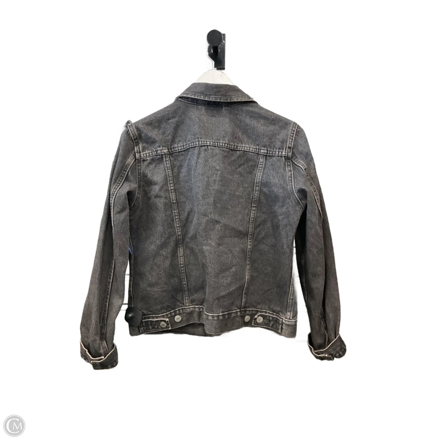 Jacket Denim By Levis In Black, Size: L