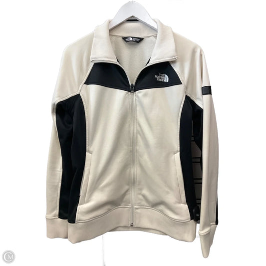 Athletic Jacket By The North Face In Cream, Size: L