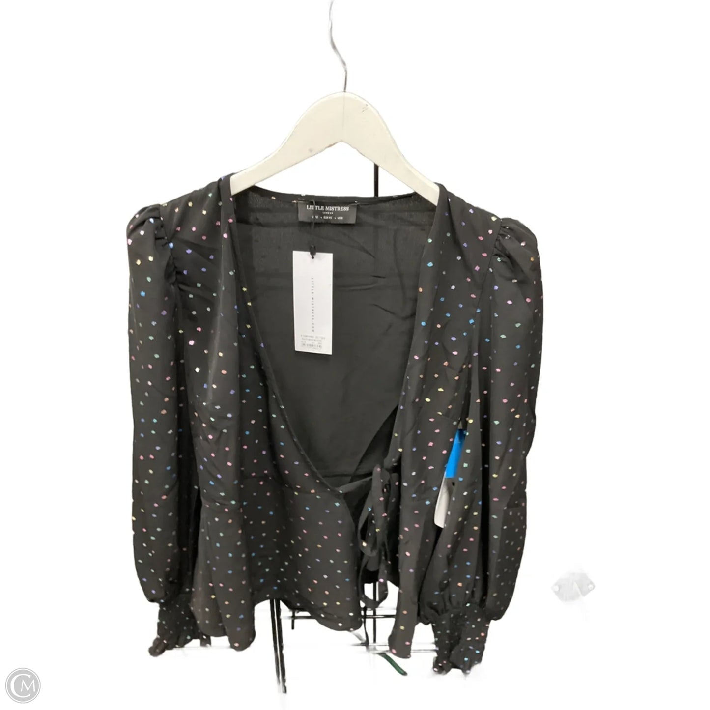 Top Long Sleeve By Clothes Mentor In Black, Size: M