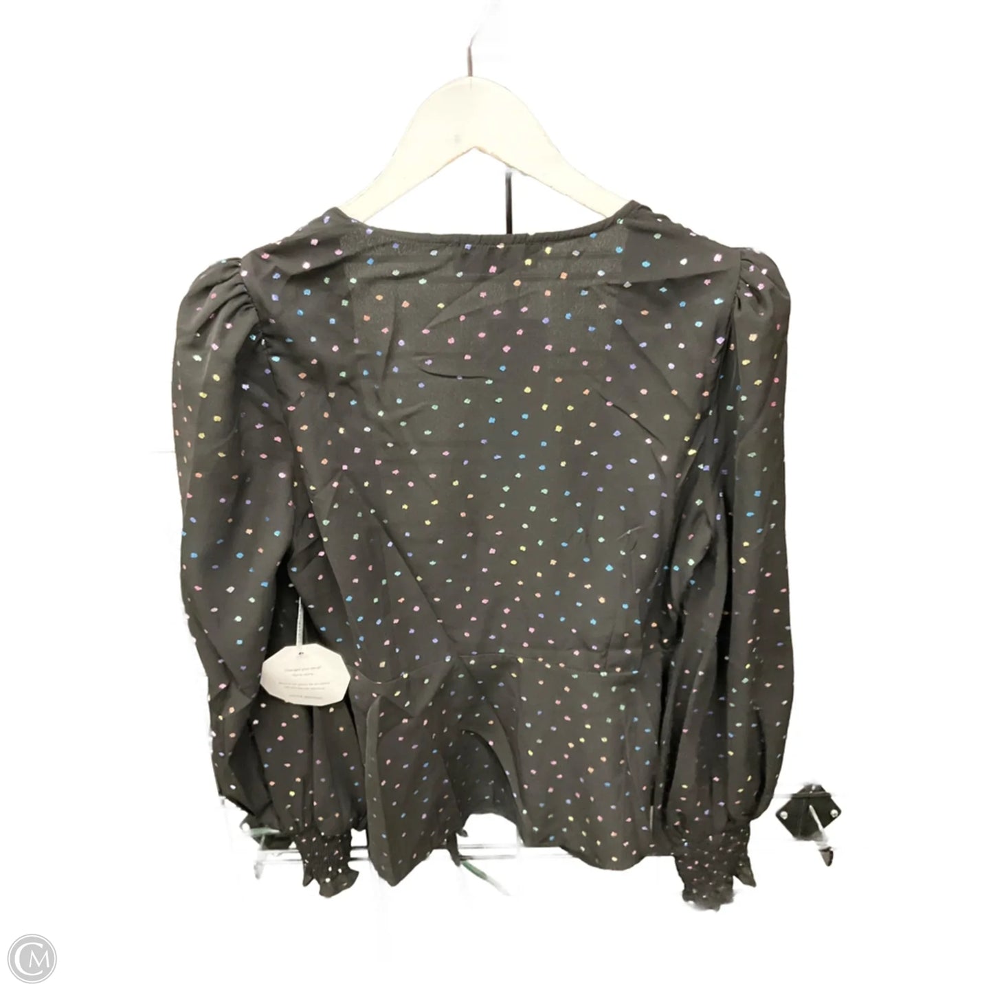 Top Long Sleeve By Clothes Mentor In Black, Size: M