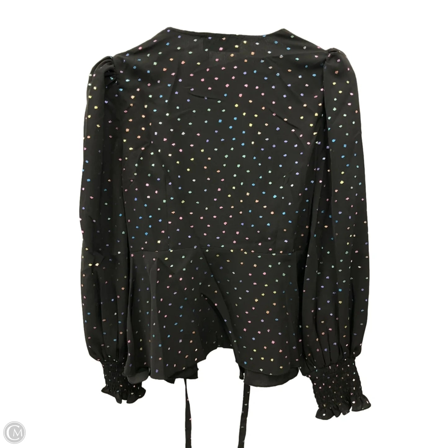 Top Long Sleeve By Clothes Mentor In Black, Size: M