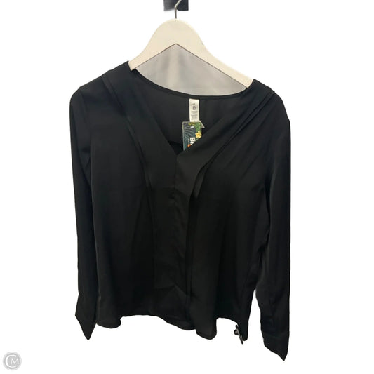 Top Long Sleeve By Clothes Mentor In Black, Size: M