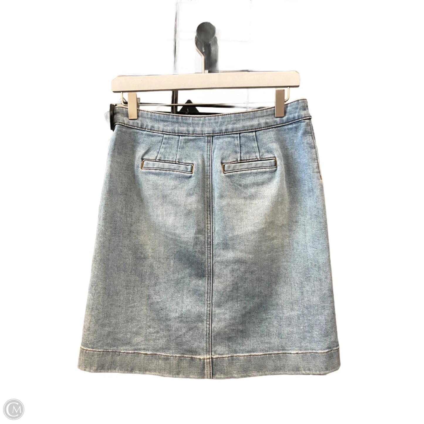 Skirt Mini & Short By Talbots In Blue Denim, Size: 2p