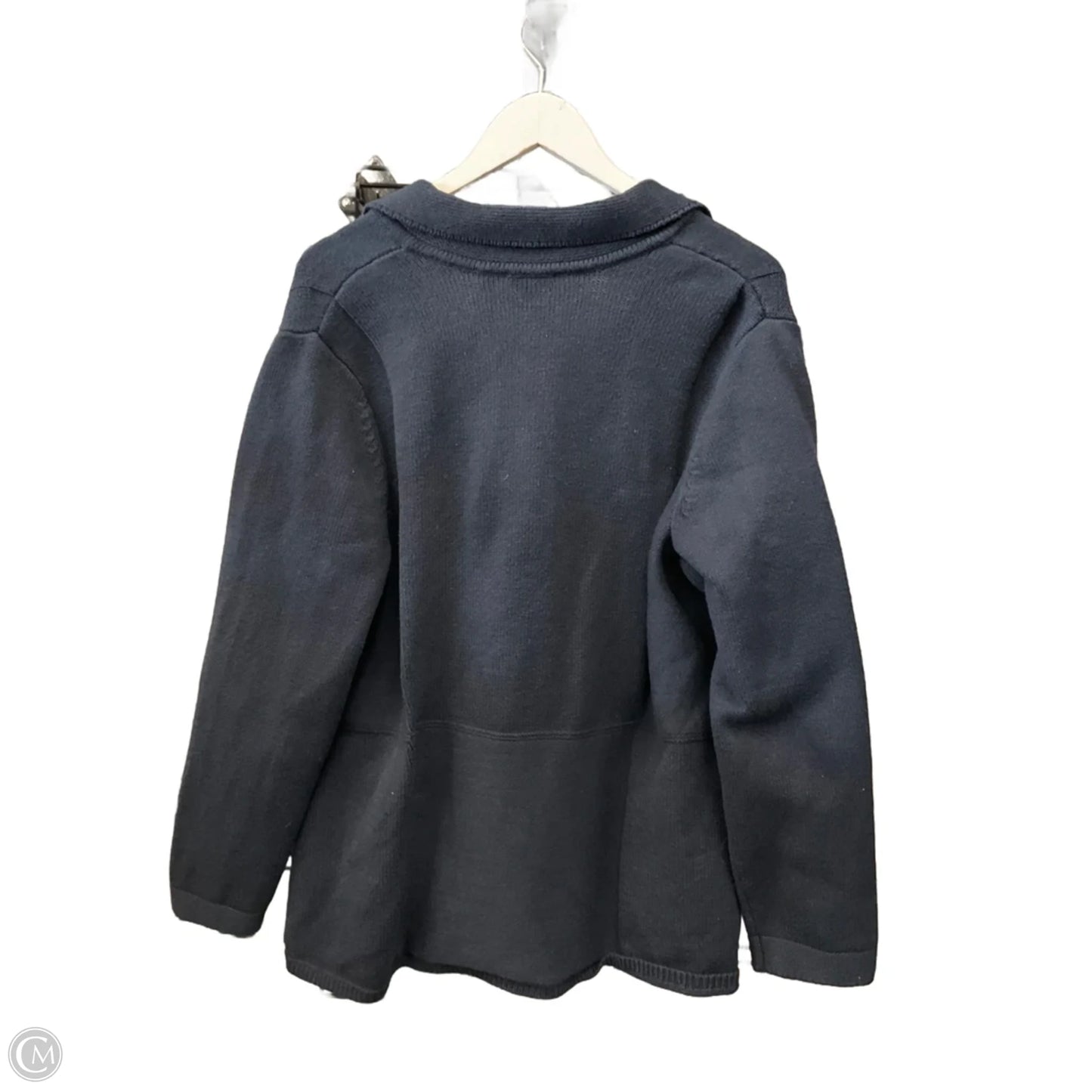 Sweater Cardigan By J. Jill In Navy, Size: Xl