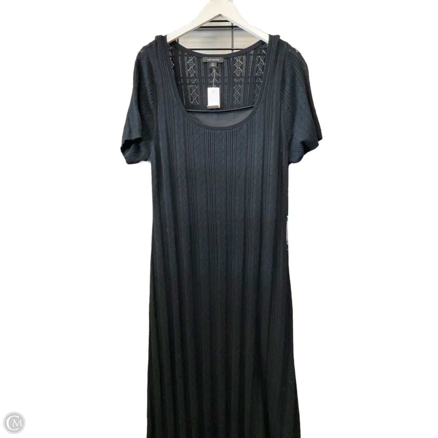 Dress Casual Midi By Ann Taylor In Black, Size: Xxl