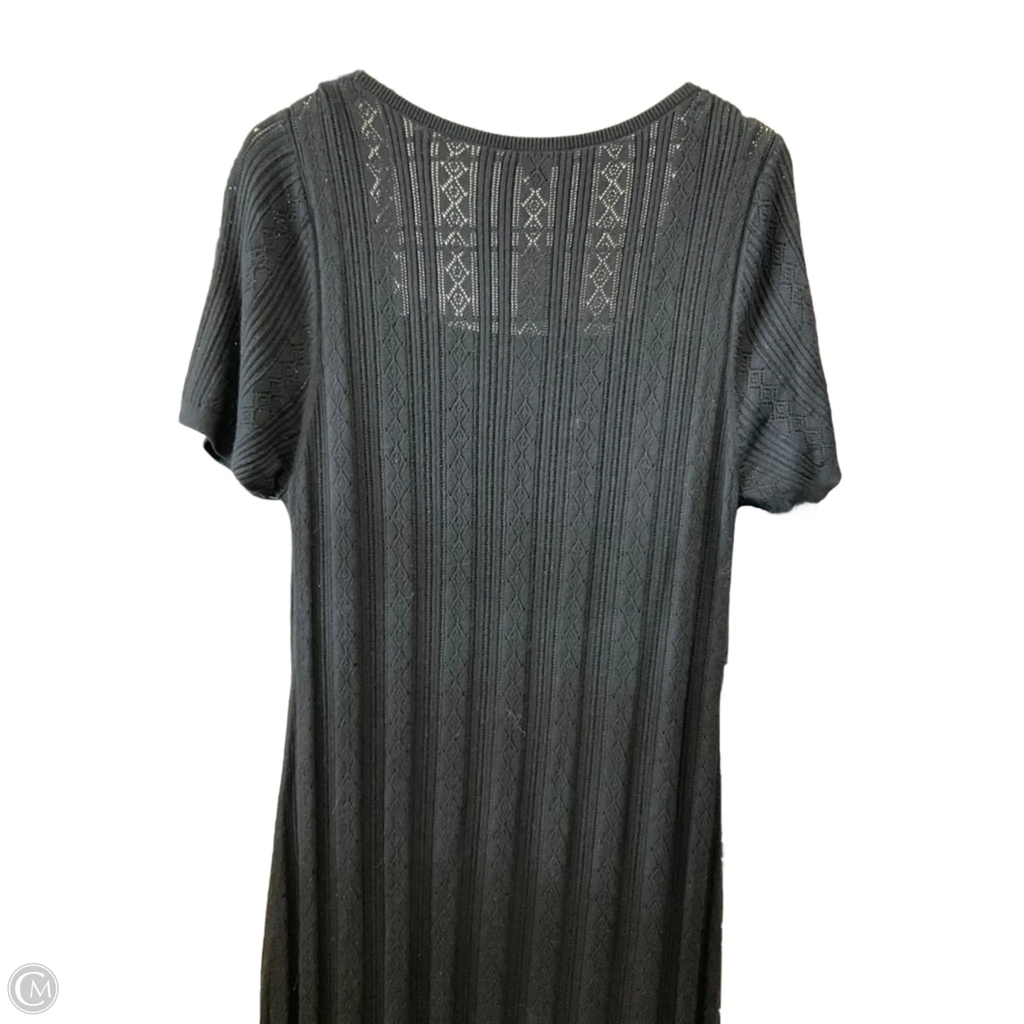 Dress Casual Midi By Ann Taylor In Black, Size: Xxl