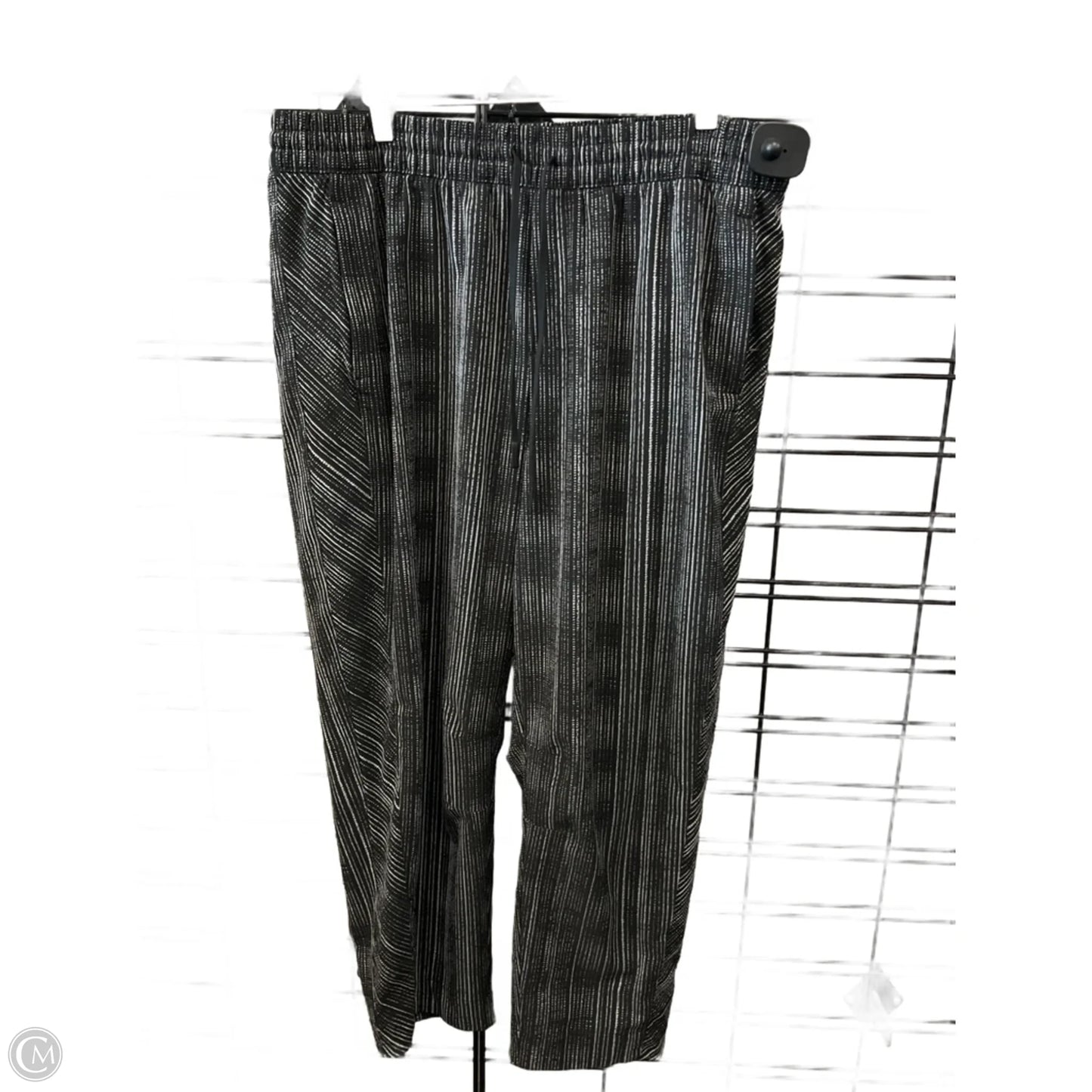 Athletic Pants By Athleta In Black & White, Size: Xl