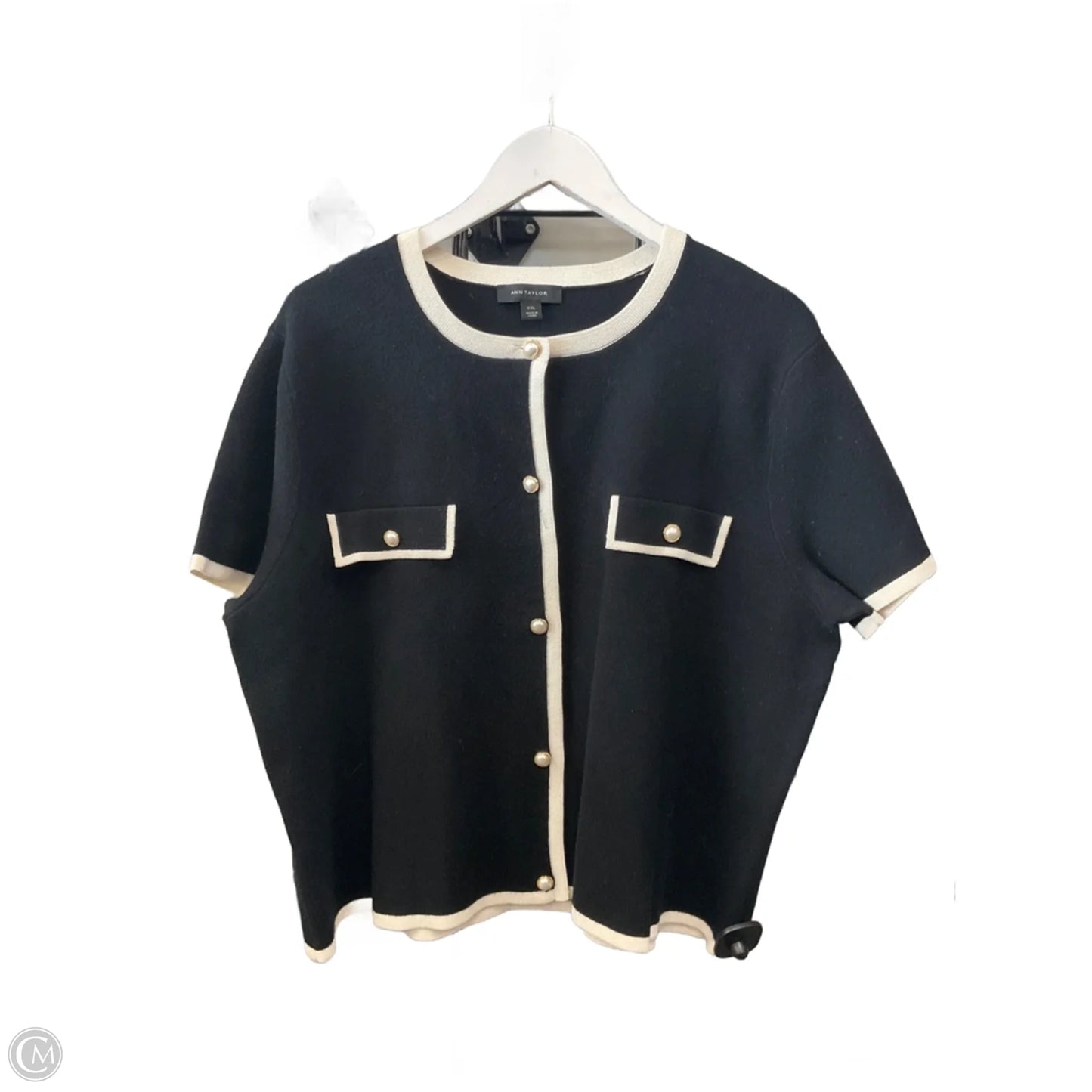 Sweater Cardigan By J. Jill In Navy, Size: 2x