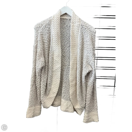 Sweater Cardigan By Clothes Mentor In Cream, Size: S