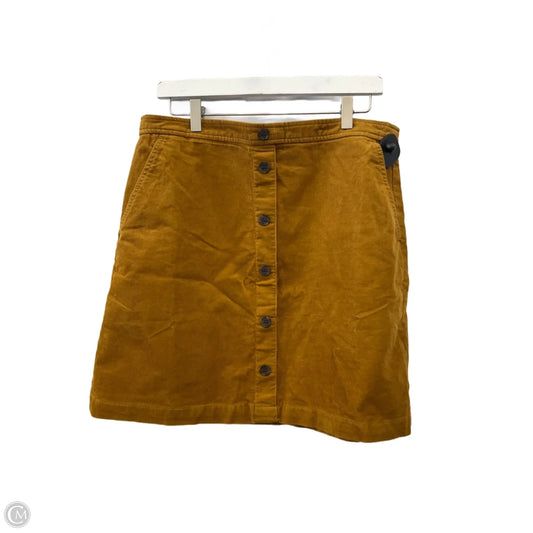 Skirt Mini & Short By J. Crew In Gold, Size: 14