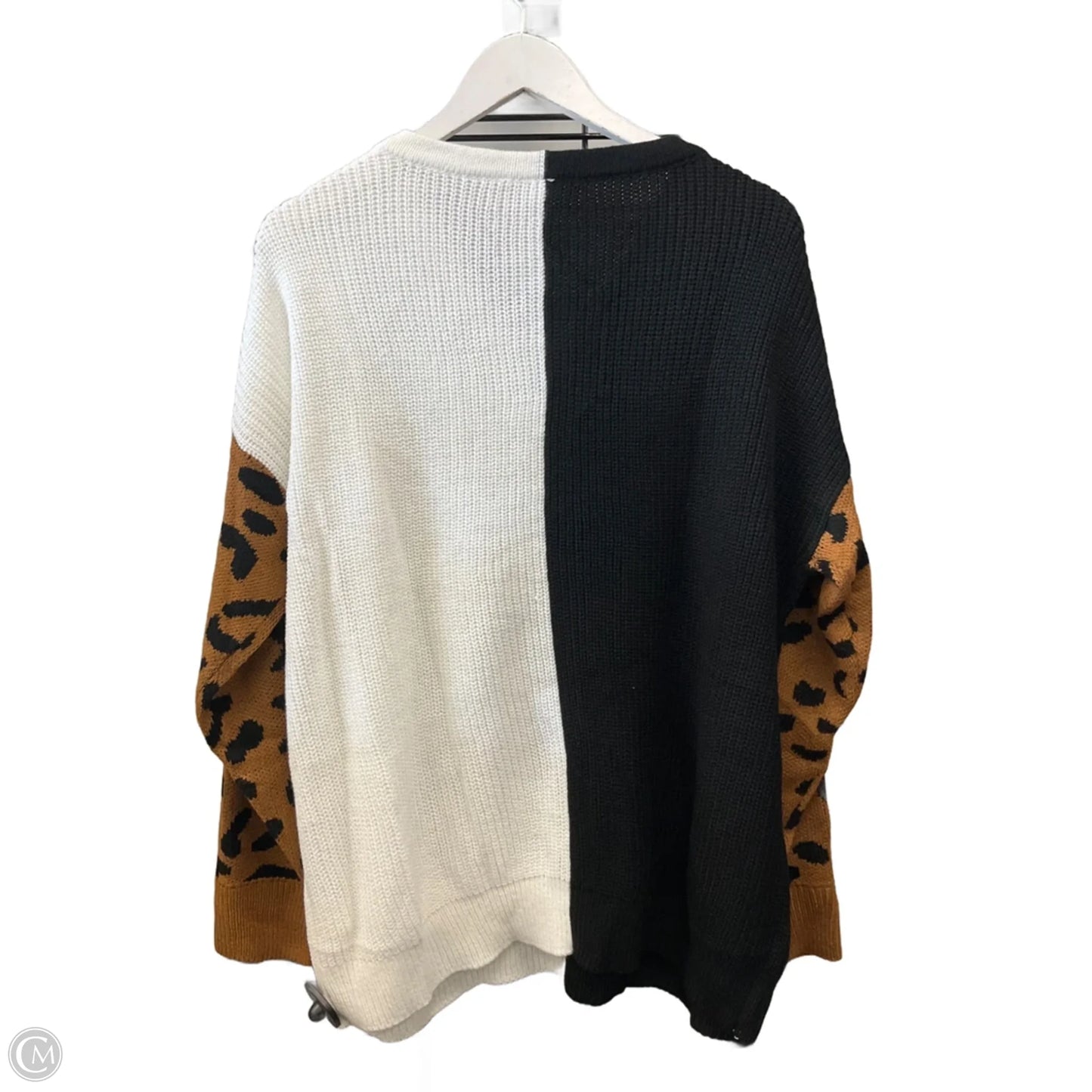 Sweater By Clothes Mentor In Animal Print, Size: Xl