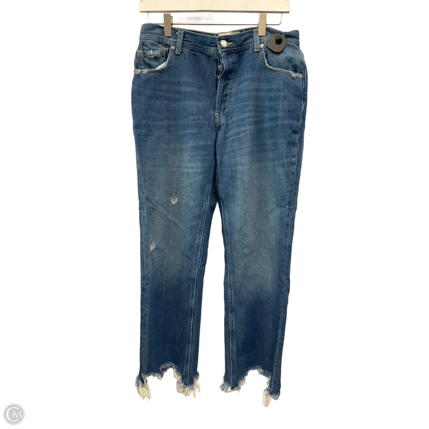 Jeans Straight By We The Free In Blue Denim, Size: 4