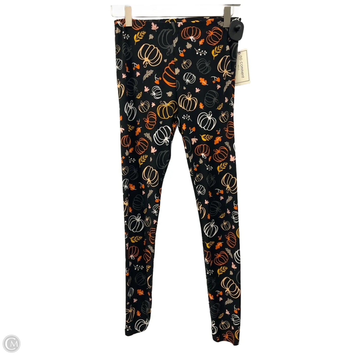 Pants Leggings By No Comment In Black & Orange, Size: M