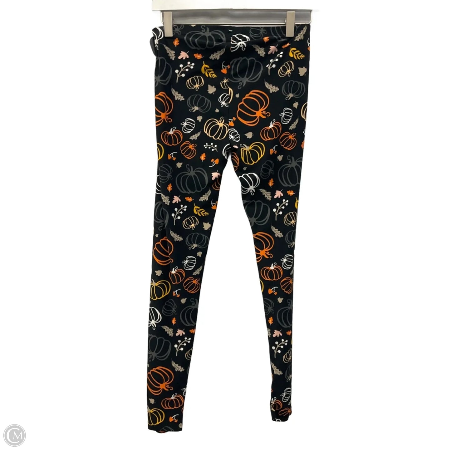 Pants Leggings By No Comment In Black & Orange, Size: M