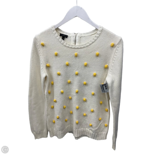Sweater By Talbots In Cream, Size: M