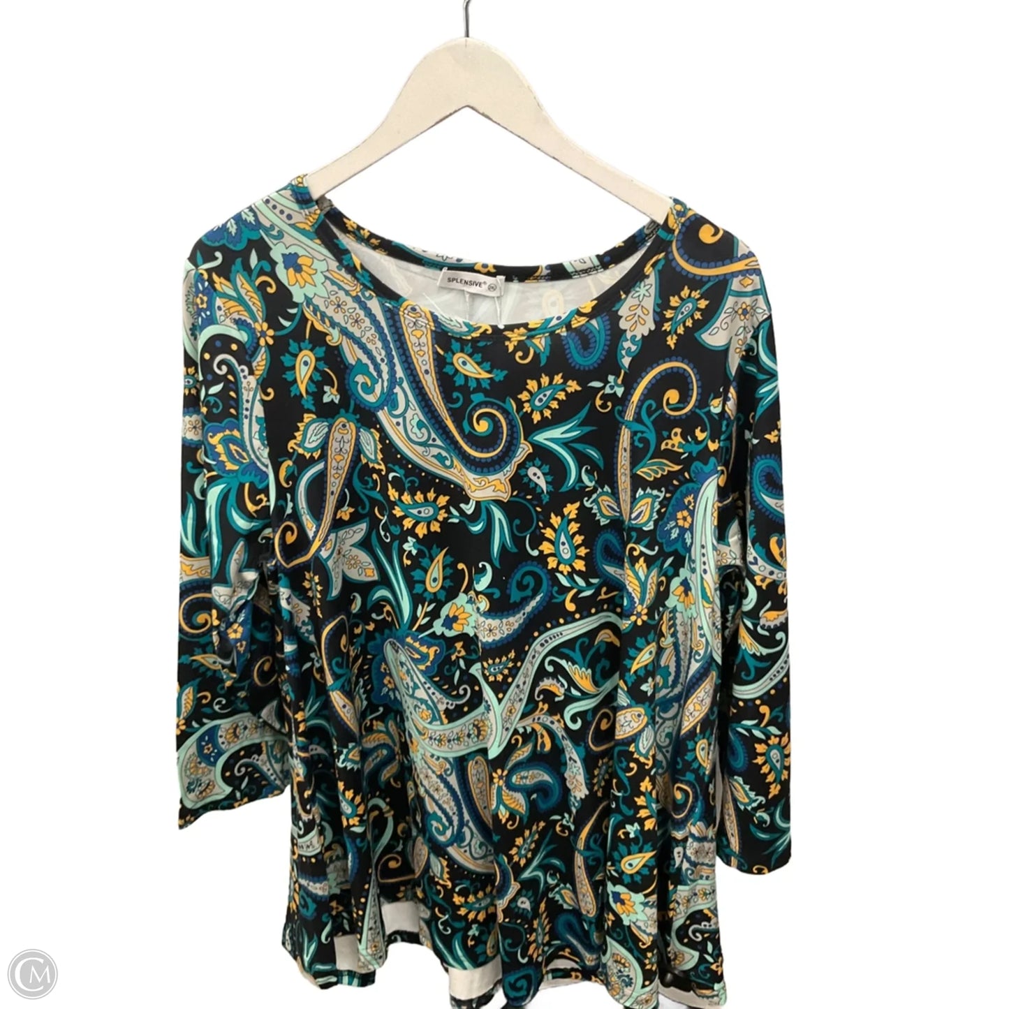 Top Long Sleeve By Clothes Mentor In Multi-colored, Size: 2x
