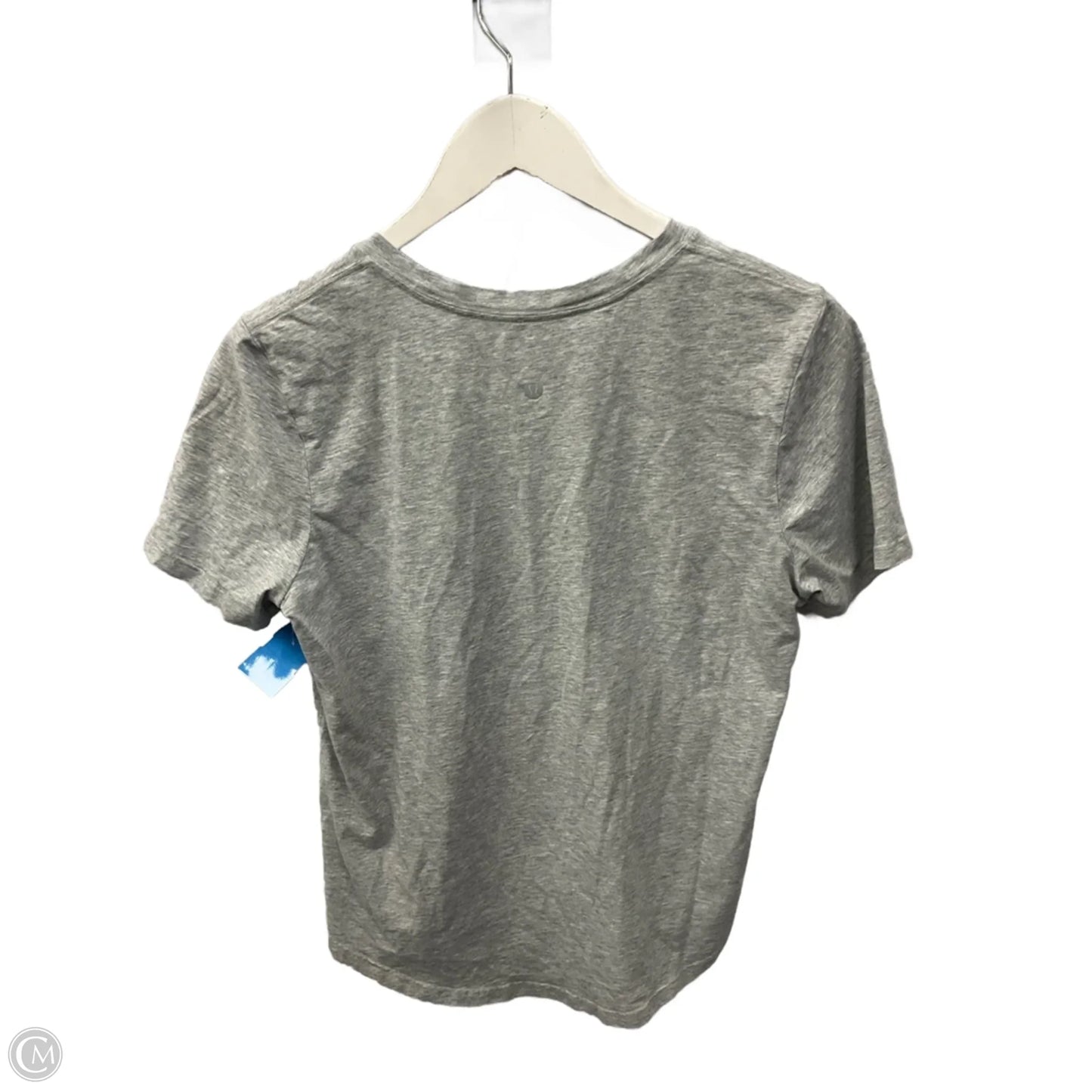 Athletic Top Short Sleeve By Lululemon In Gold, Size: 6