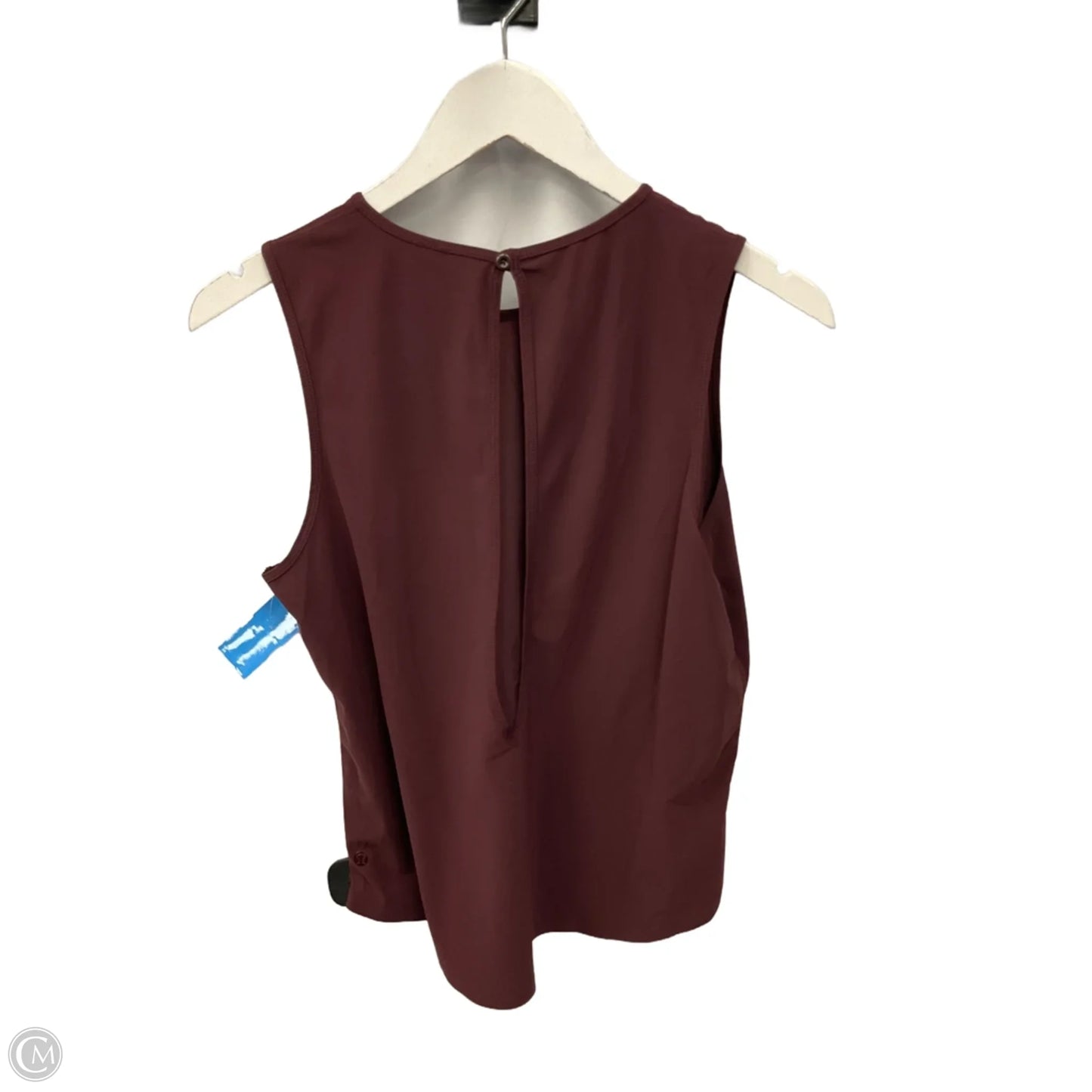 Athletic Tank Top By Lululemon In Maroon, Size: 6