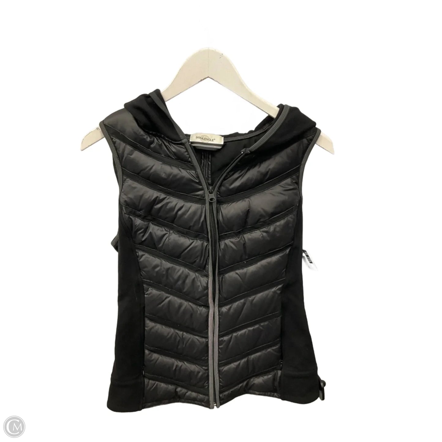 Vest Puffer & Quilted By Clothes Mentor In Black, Size: M