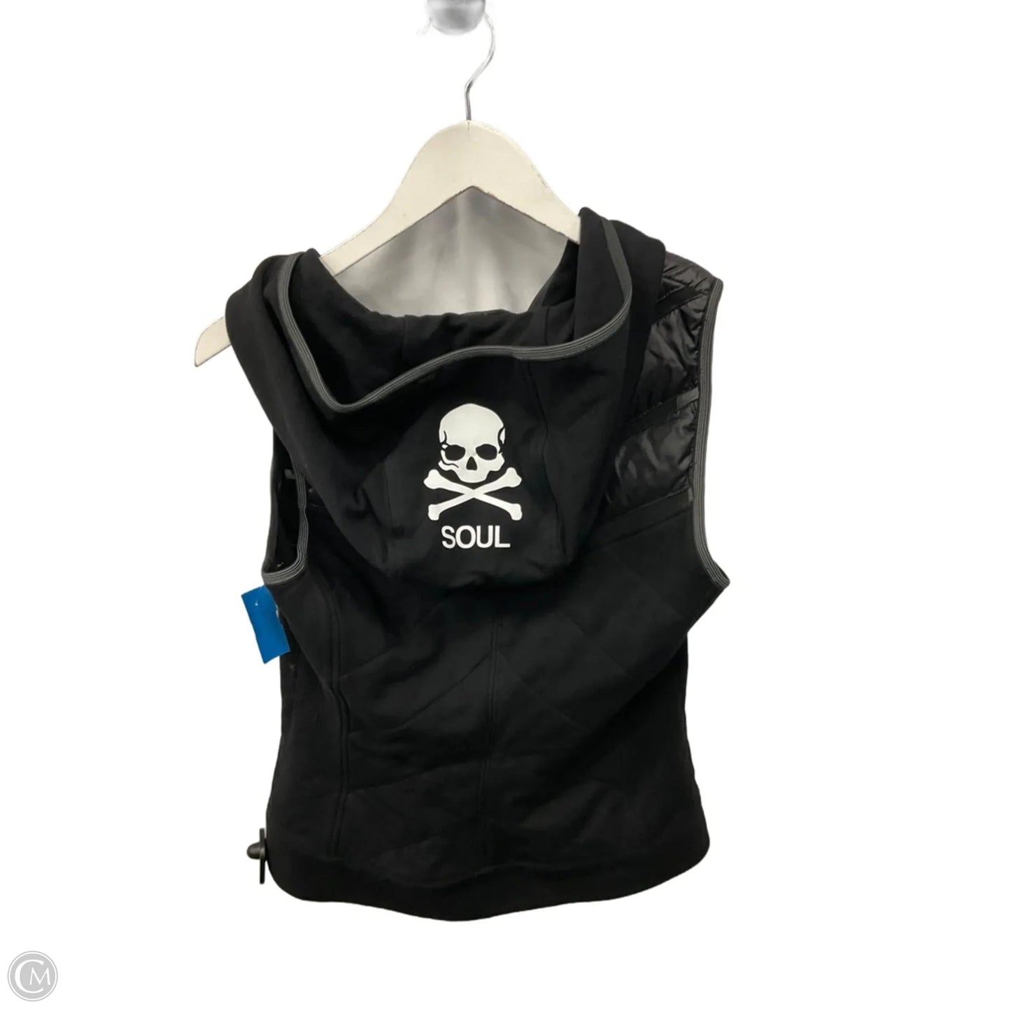 Vest Puffer & Quilted By Clothes Mentor In Black, Size: M