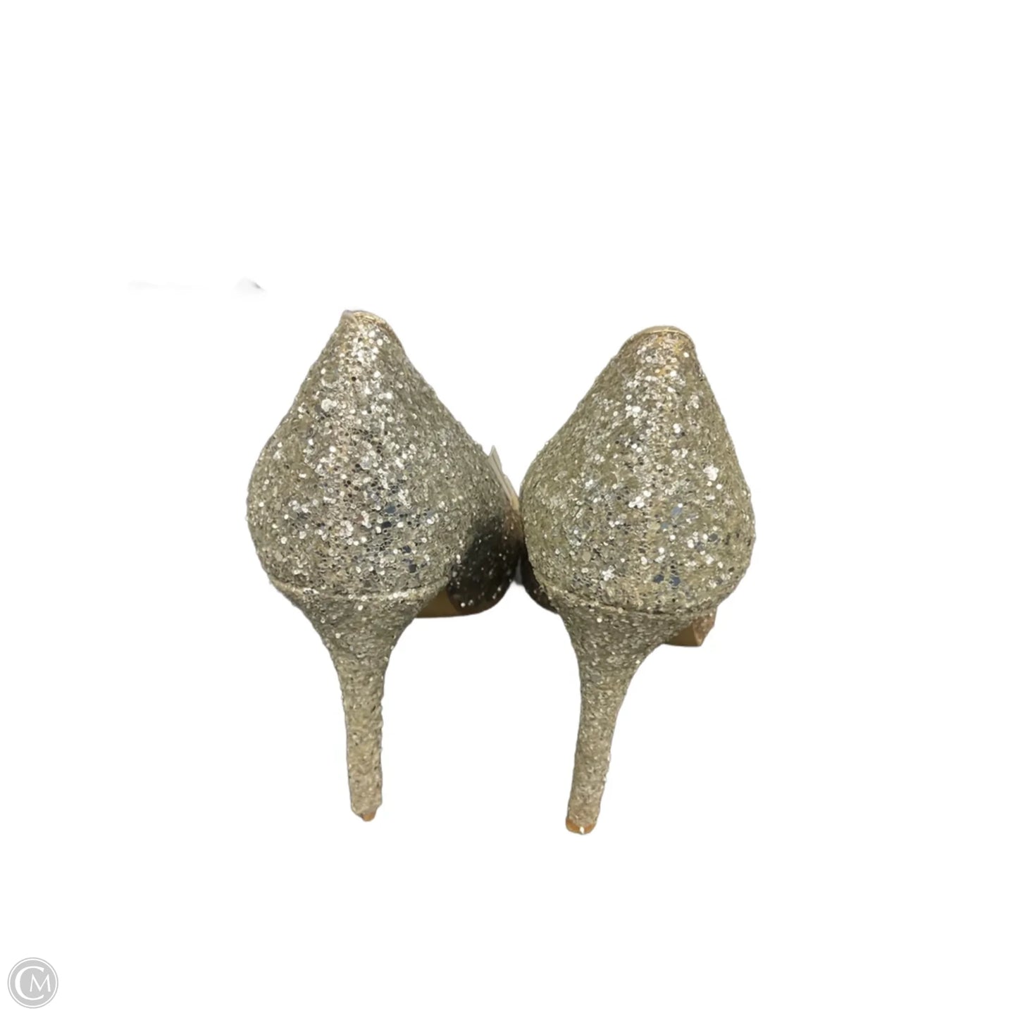 Shoes Heels Stiletto By Express In Gold & Silver, Size: 7