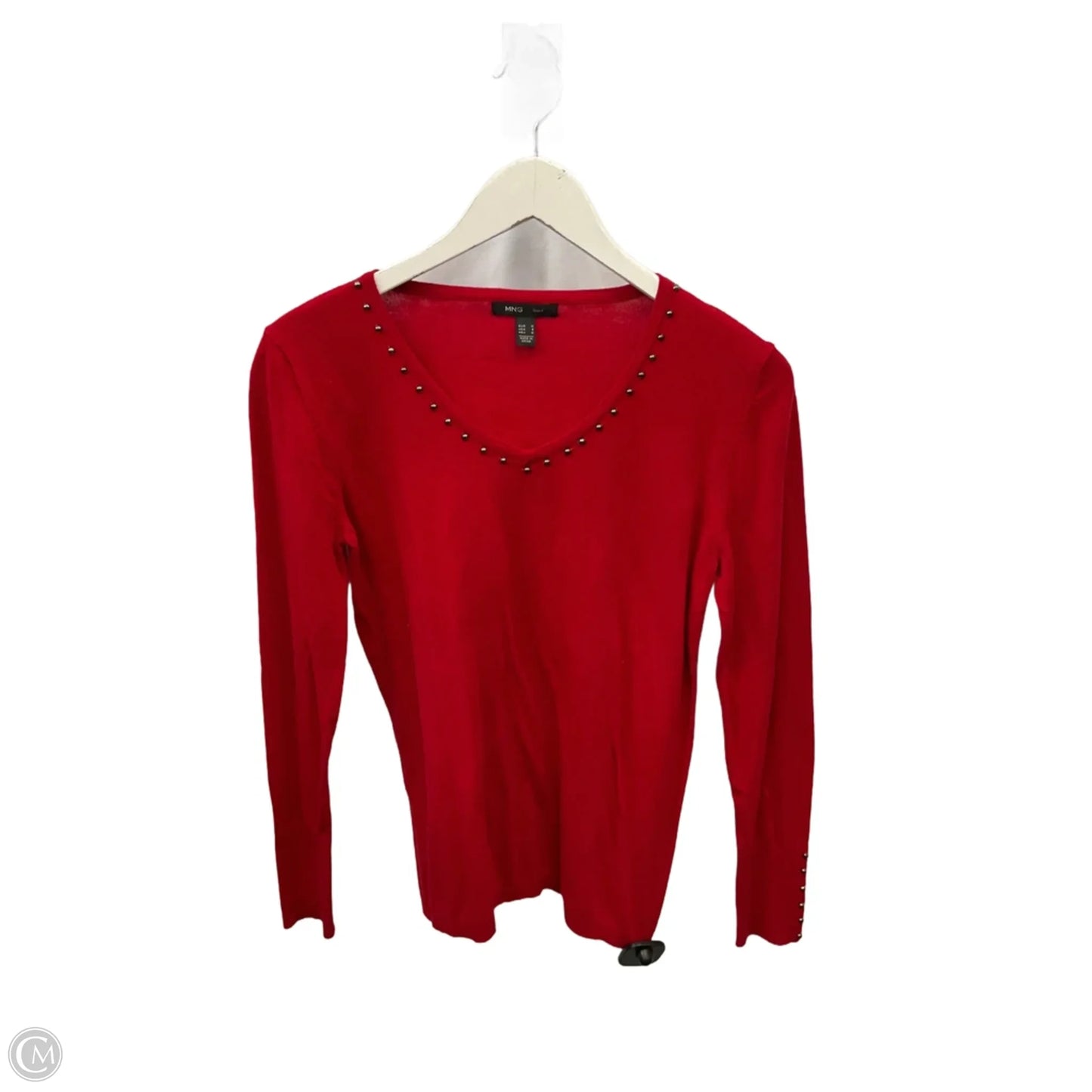 Top Long Sleeve By Mng In Red, Size: M
