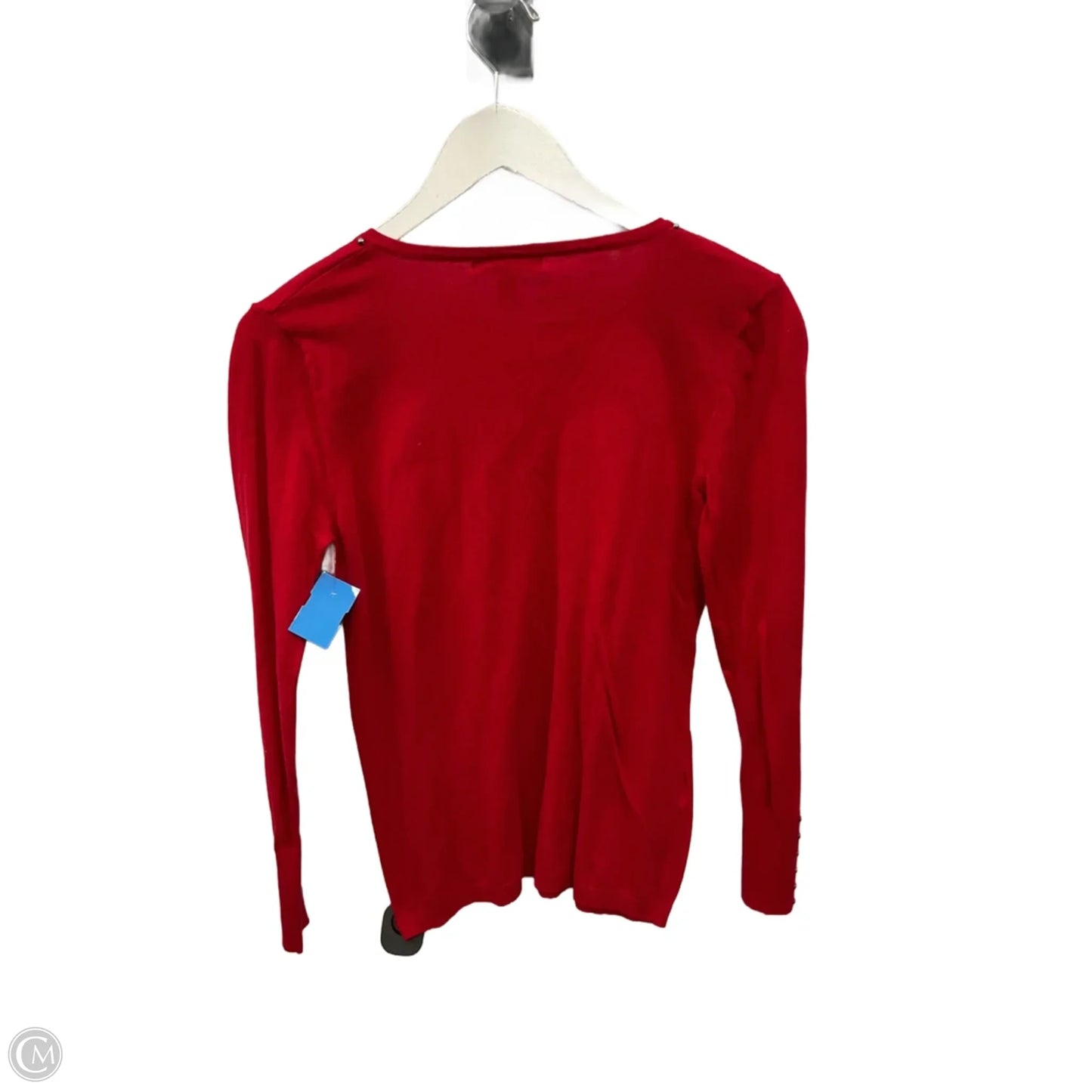 Top Long Sleeve By Mng In Red, Size: M