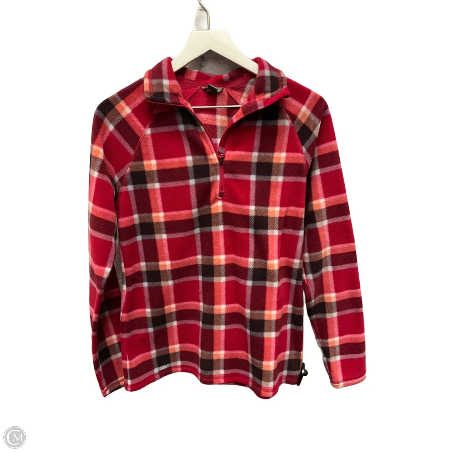 Athletic Fleece By Eddie Bauer In Plaid Pattern, Size: S