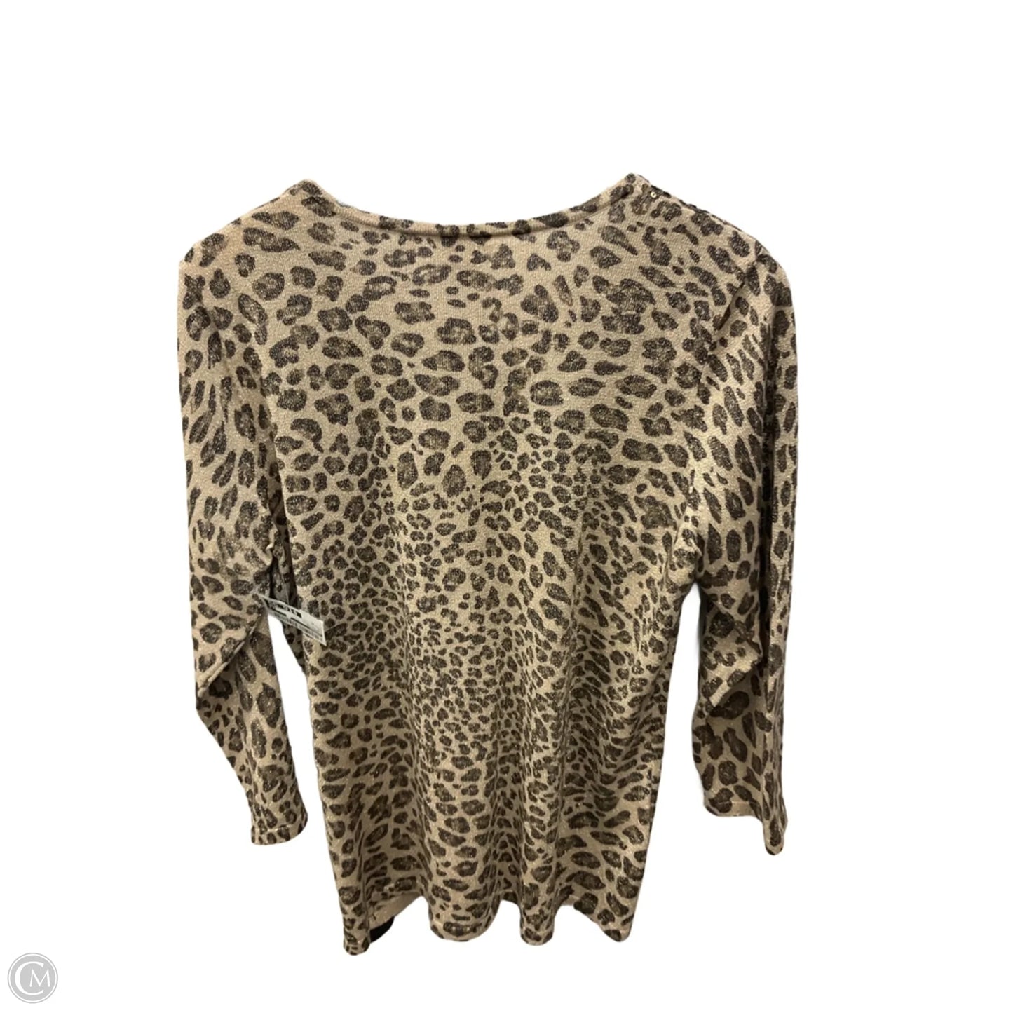 Cardigan By Chicos In Animal Print, Size: Xl