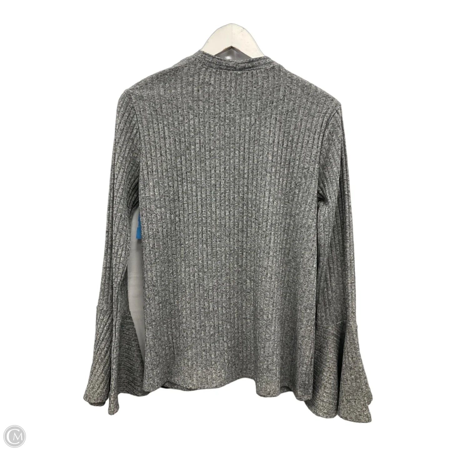 Sweater Cardigan By Philosophy In Grey, Size: M