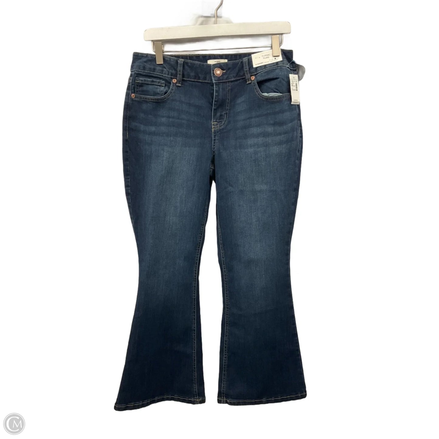 Jeans Flared By Maurices In Blue Denim, Size: 10