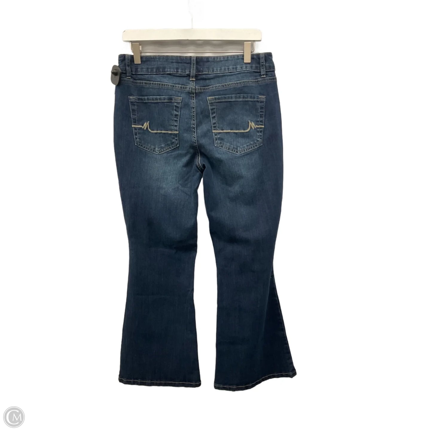 Jeans Flared By Maurices In Blue Denim, Size: 10