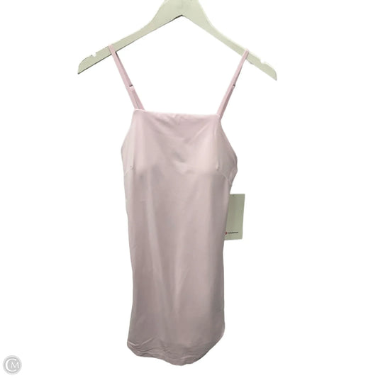 Athletic Dress By Lululemon In Pink, Size: 8