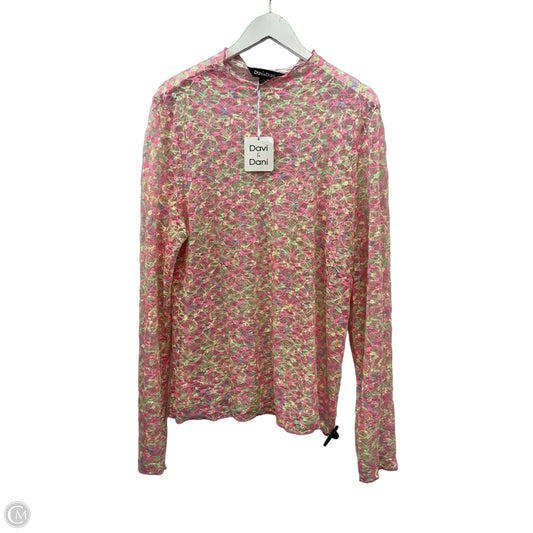 Top Long Sleeve By Davi & Dani In Multi-colored, Size: 3x