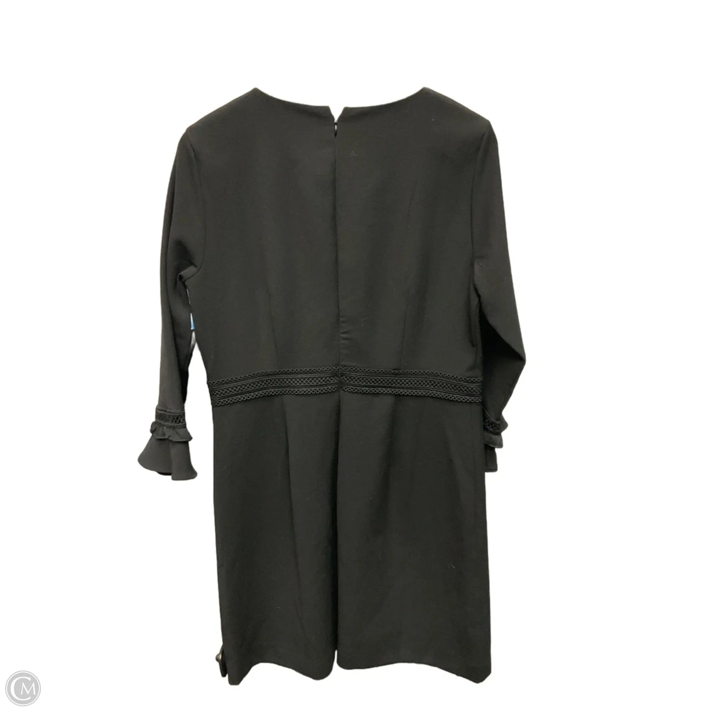 Dress Casual Midi By Ann Taylor In Black, Size: M