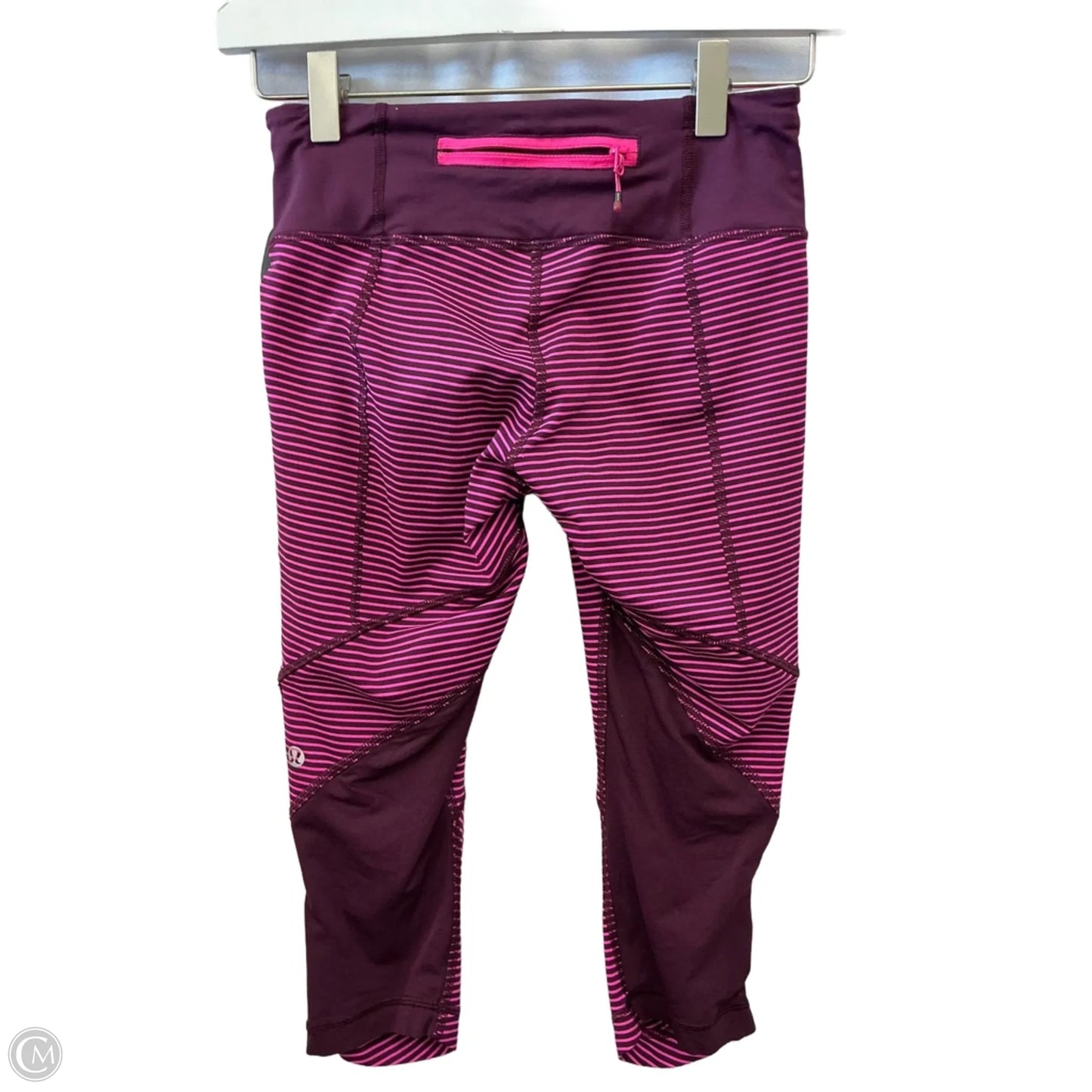 Athletic Capris By Lululemon In Purple, Size: 4