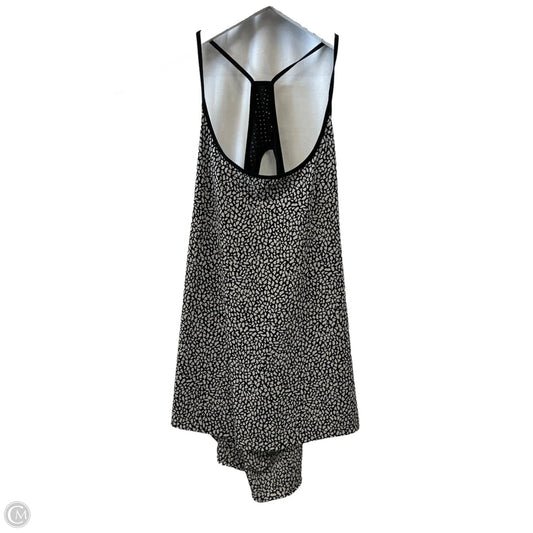 Athletic Tank Top By Lululemon In Black & White, Size: S