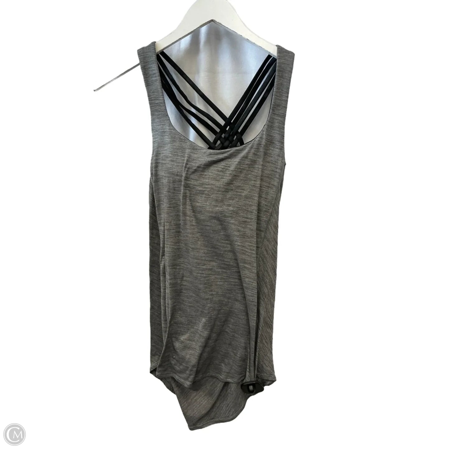 Athletic Tank Top By Lululemon In Grey, Size: 6