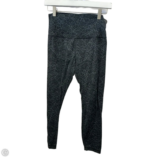 Athletic Leggings By Lululemon In Grey, Size: 6