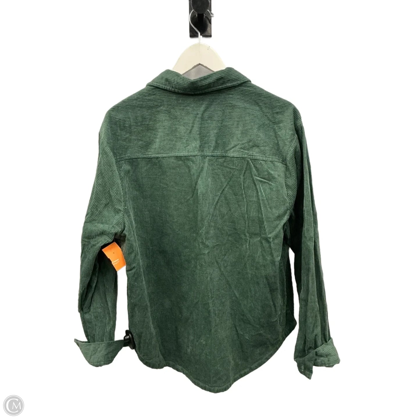 Jacket Shirt By Double Zero In Green, Size: L