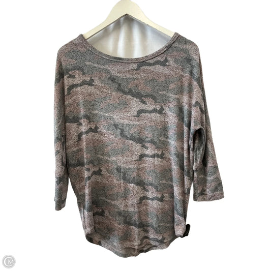 Top 3/4 Sleeve By Market & Spruce In Pink, Size: M