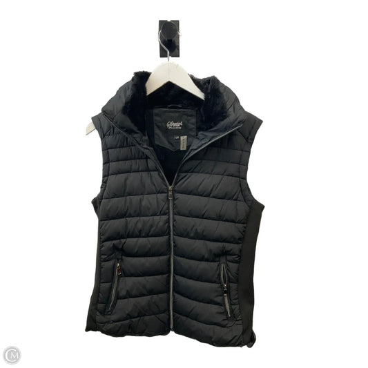 Vest Puffer & Quilted By Clothes Mentor In Black, Size: L