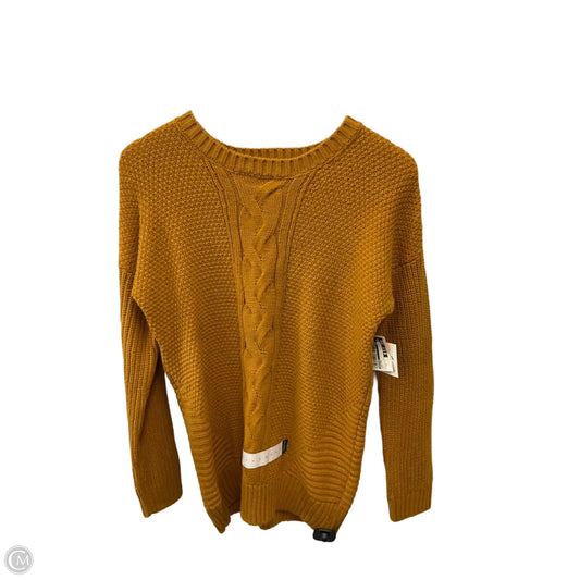 Sweater By Arizona In Gold, Size: S